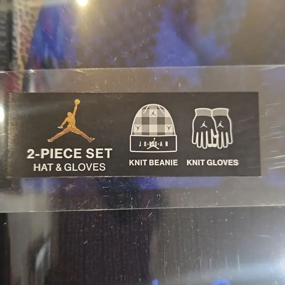 Jordan Boxed 2-PC Hat & Gloves‎ Set- Racer Blue